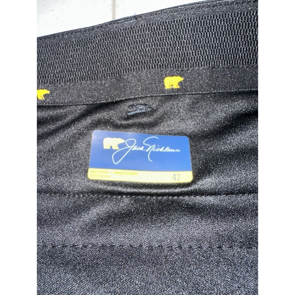 Jack Nicklaus Classic Black Golf Shorts 9" Inseam Men's Size 42 NWT Athletic - Picture 4 of 7